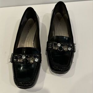 Great Patent leather Tahari loafers.
